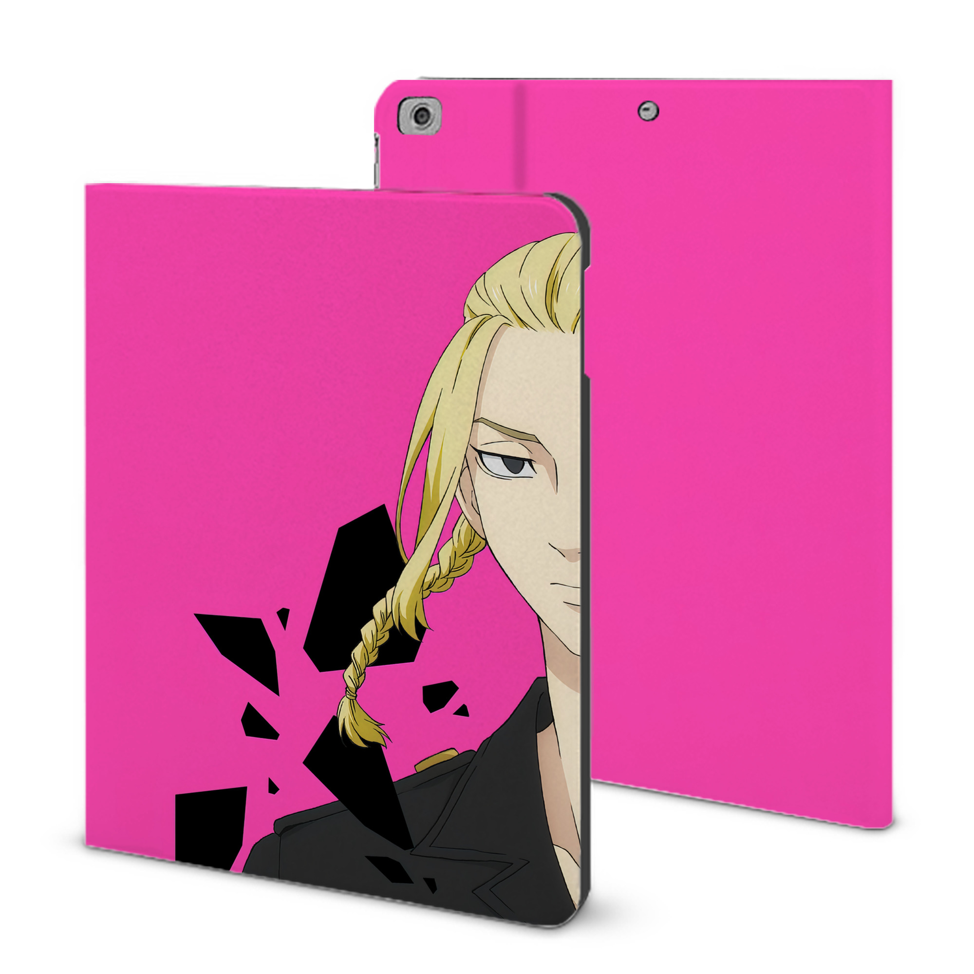 （画像用） 東京リベンジャーズ Tokyo Revengers IPad ケース ブック型 PUレザー TPU 耐衝撃 軽量 薄型 ペン収納なし 全面保護 IPad 各モデル対応